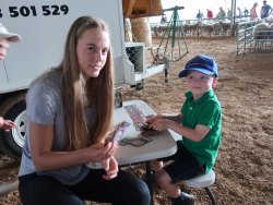 Rachel and Ned Jackson playing Yu-Gi-Oh under Ned's rules