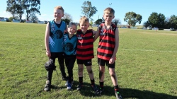 The cousins grudge football match, Lane and Ned Jackson, George and Jock Nicholls.